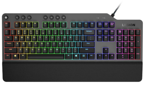 Teclado Mecânico Lenovo Legion K500 RGB PT Red Linear